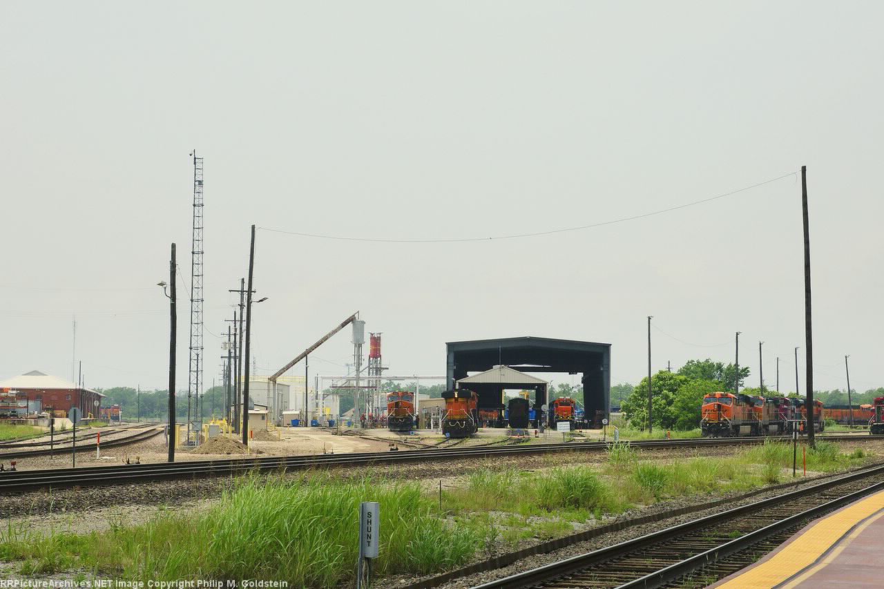 BNSF Temple Locomotive Servicing Facility, east end